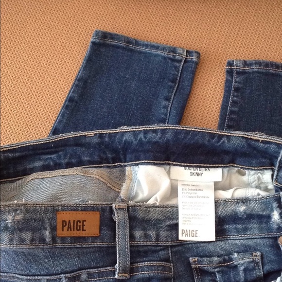 💋 PAIGE - 'Hoxton Ultra Skinny' Jeans (Malibu) - Picture 3 of 8